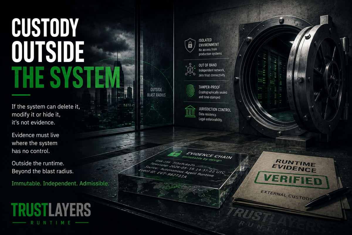 Custody outside the system